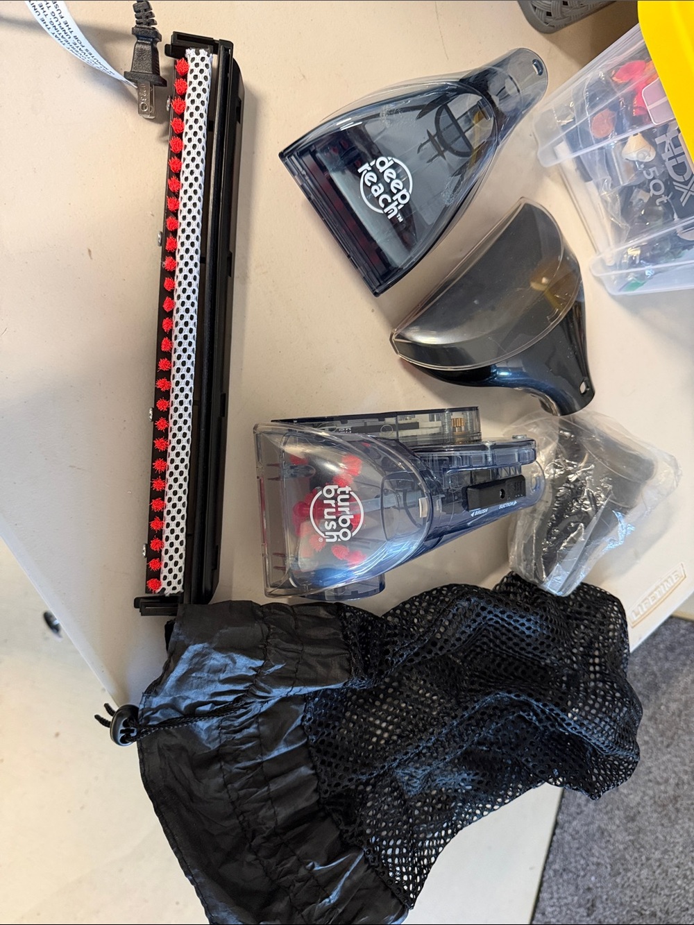 Bissell Vacuum TurboBrush Parts Set in Black, Clear, Red